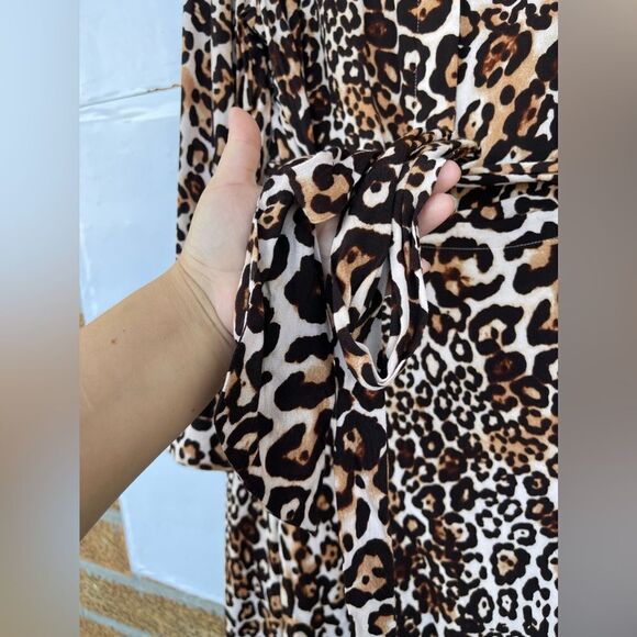 WHISTLE ANIMAL PRINT ESME DRESS SIZE 10 - Picture 8 of 17